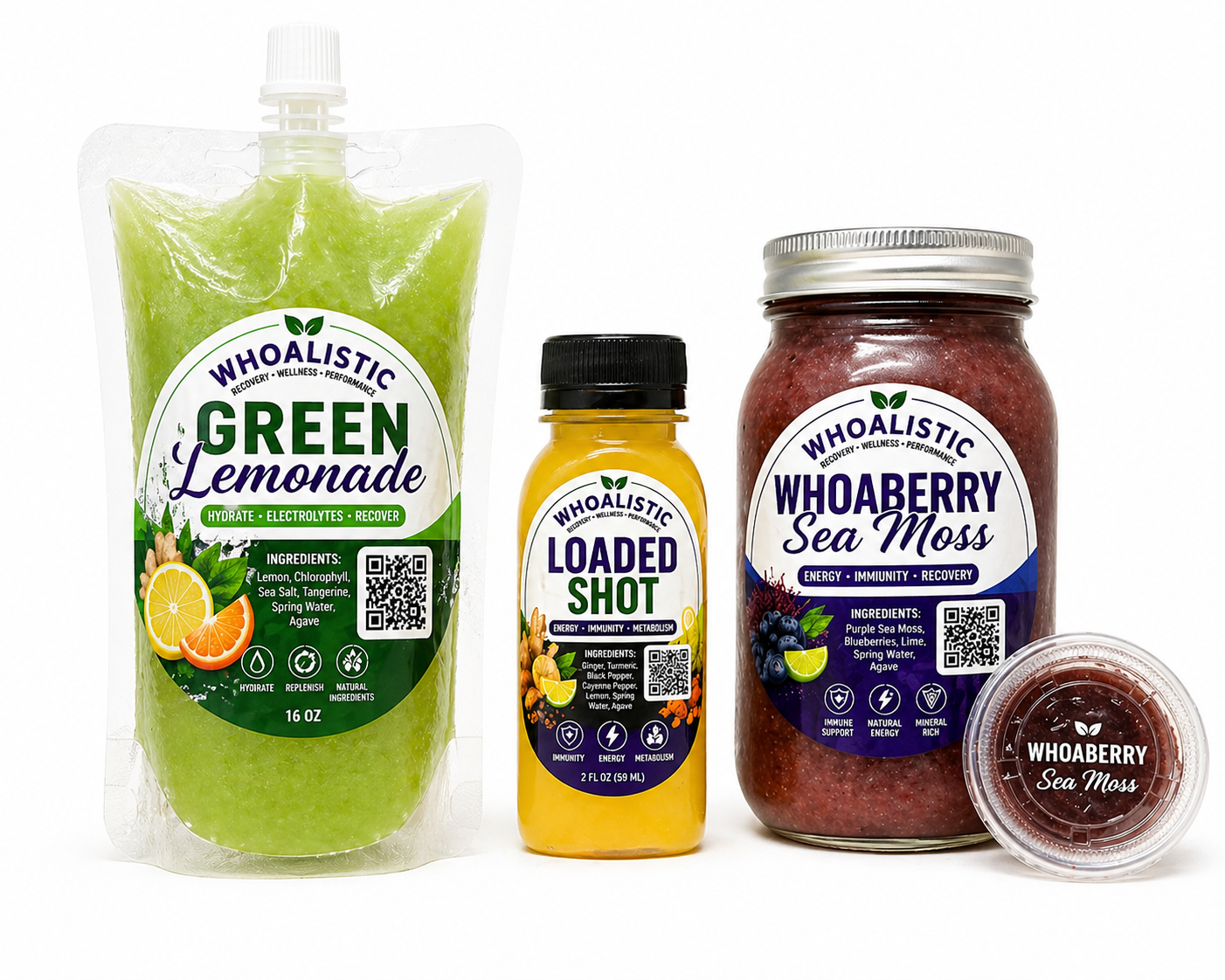 Whoalistic Recovery Bundle free sample